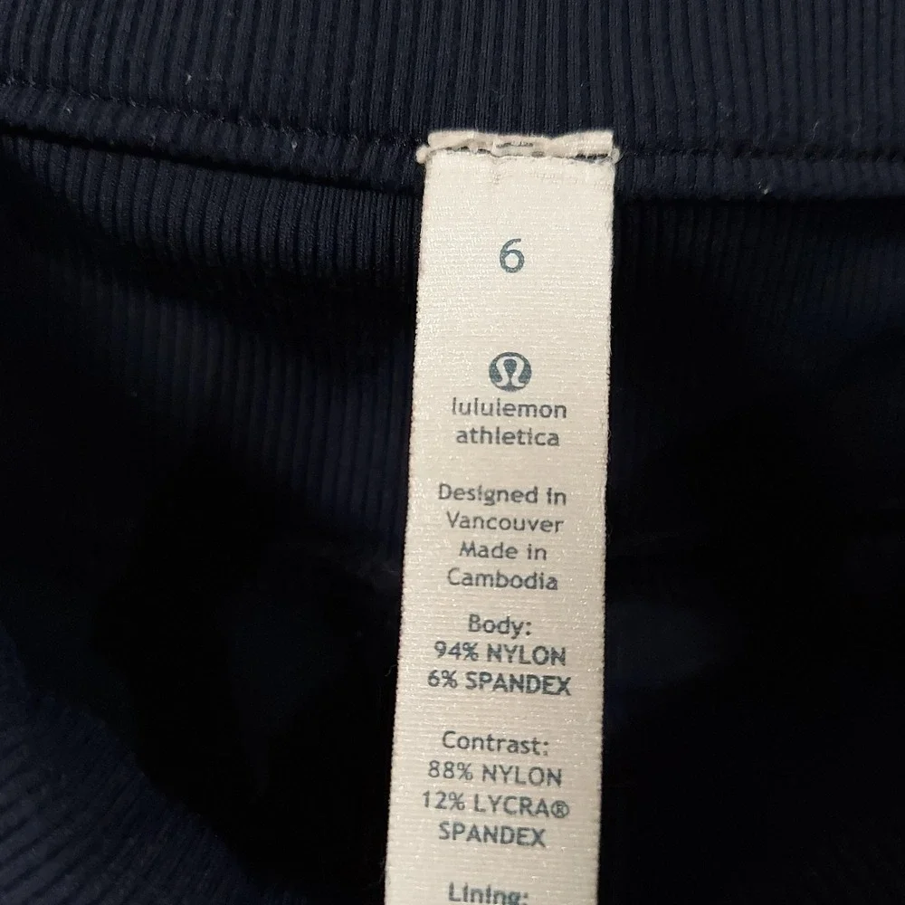 Lululemon Athletica Pants Womens 6 Blue Lightweight Ruched Jogger Drawstring - Picture 5 of 9
